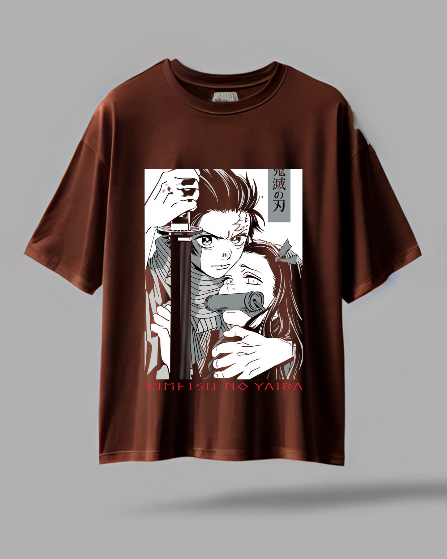 DROP SHOULDER T-SHIRT - Blades & Bloodline – Tanjiro x Nezuko