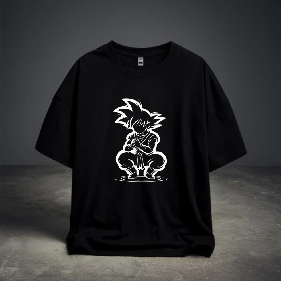 DROP SHOULDER T-SHIRT - Aura X