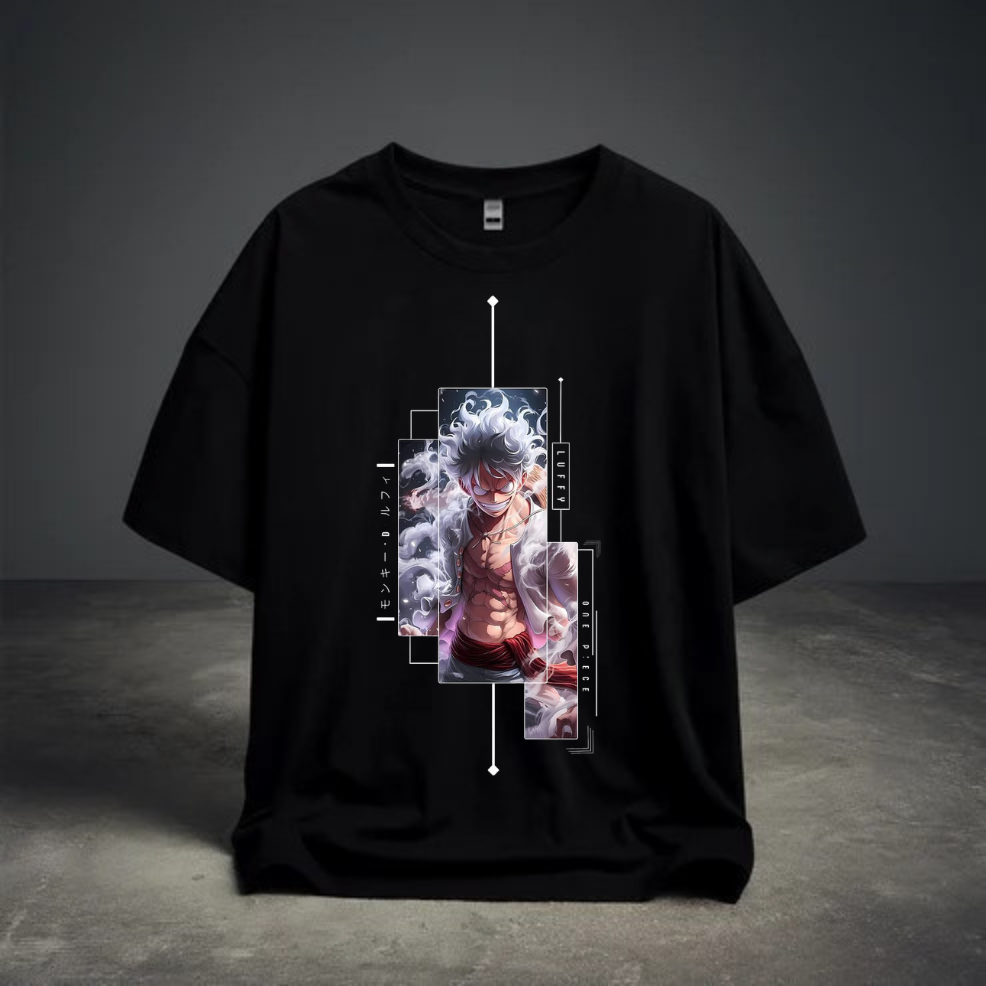 DROP SHOULDER T-SHIRT - Monkey D. Luffy