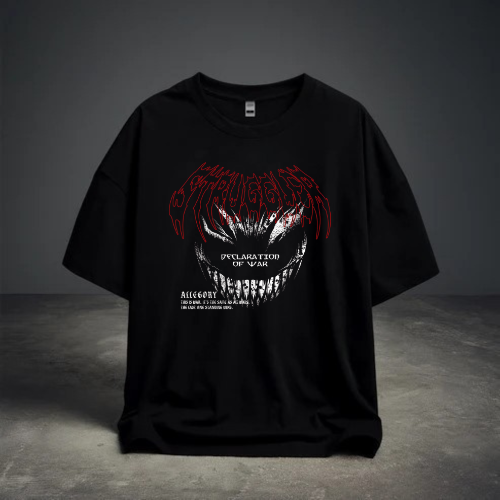 DROP SHOULDER T-SHIRT - Berserk Declaration