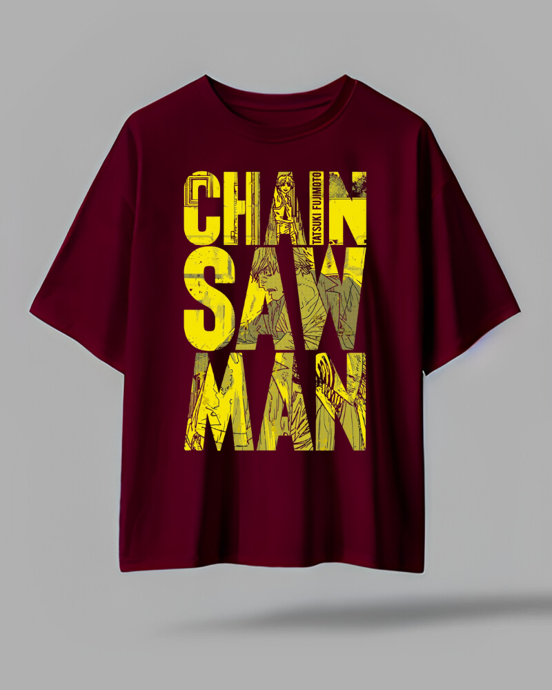 DROP SHOULDER T-SHIRT - Chainsaw Man
