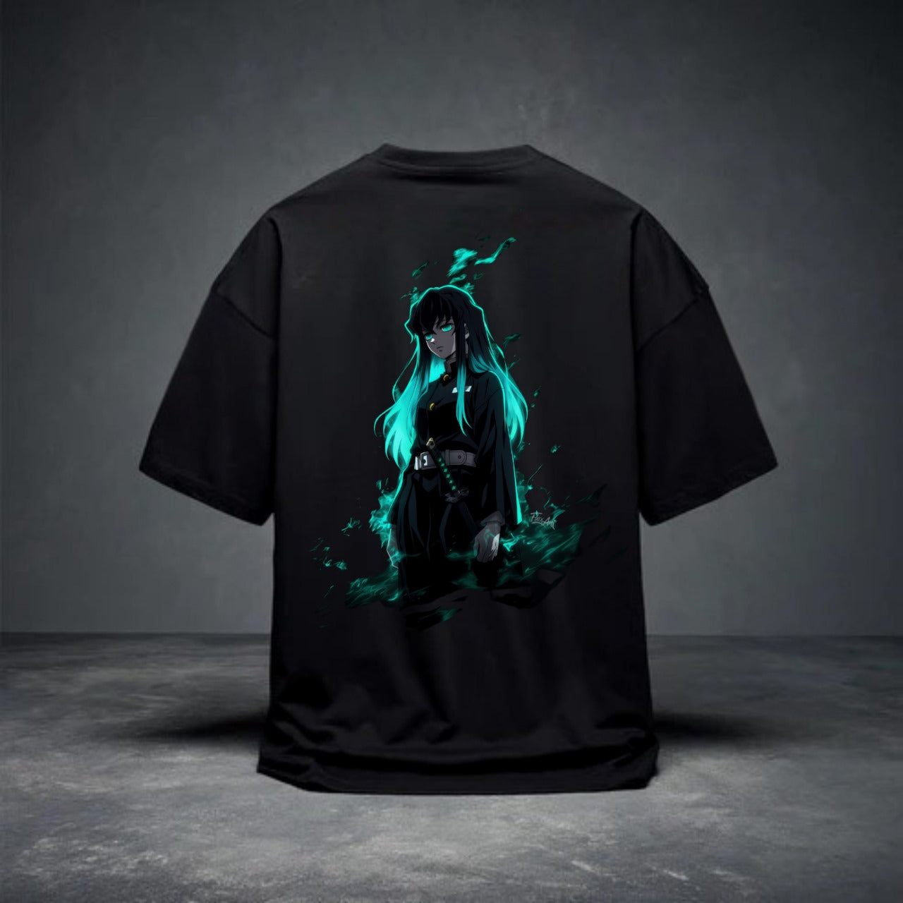 DROP SHOULDER T- SHIRT - Veil of Mist