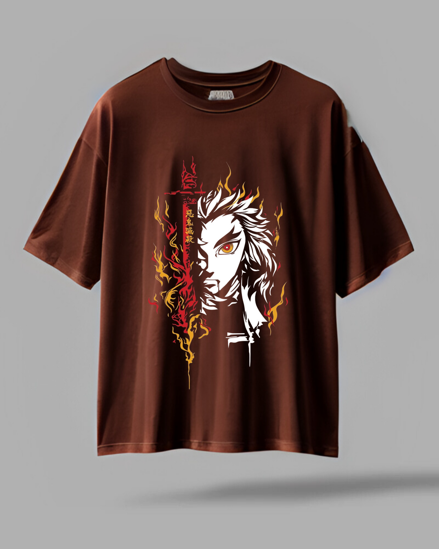 DROP SHOULDER T- SHIRT - FLAME SLAYER
