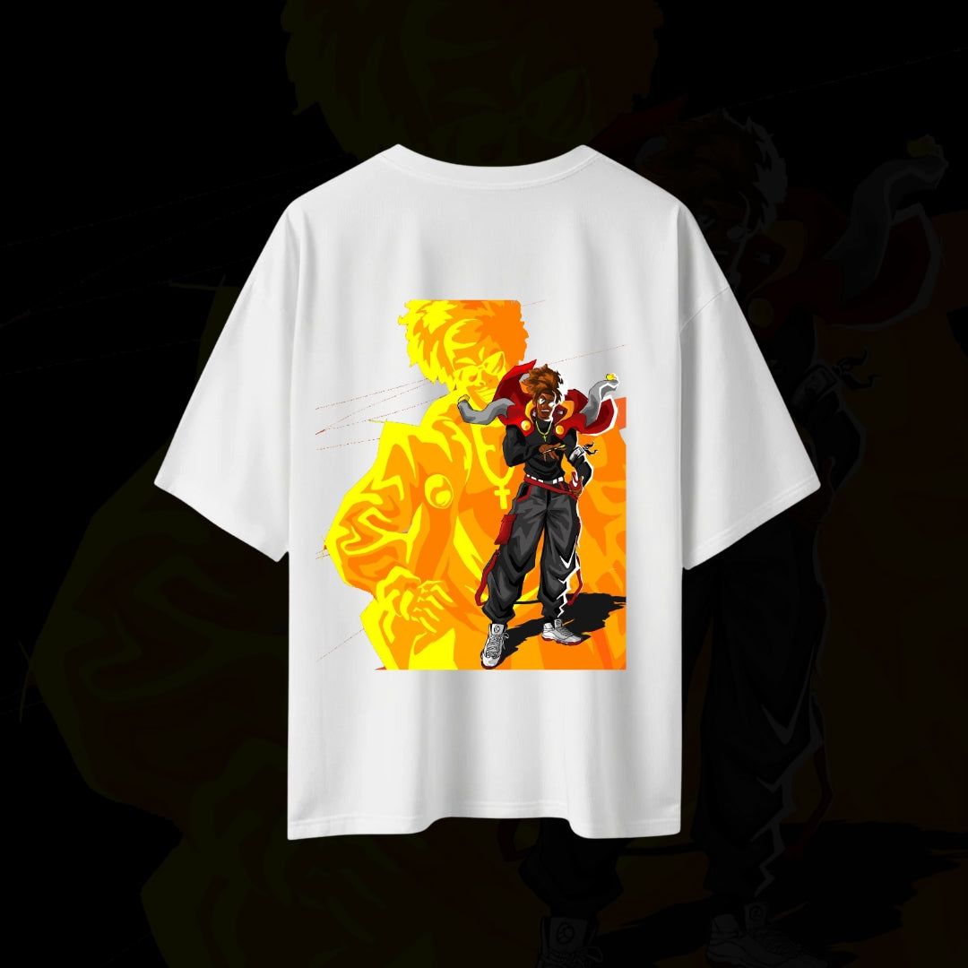 DROP SHOULDER T- SHIRT - Paint Rebellion