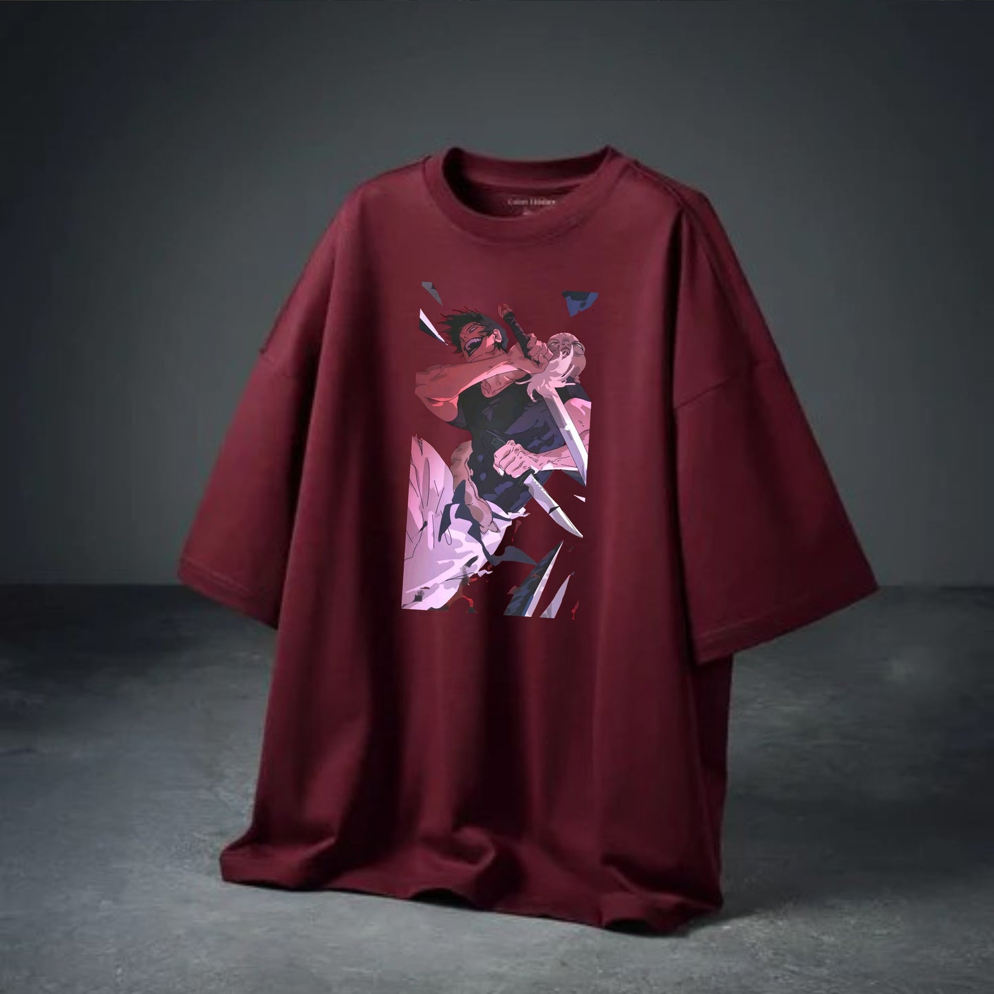 DROP SHOULDER T- SHIRT - Fang of Fushiguro