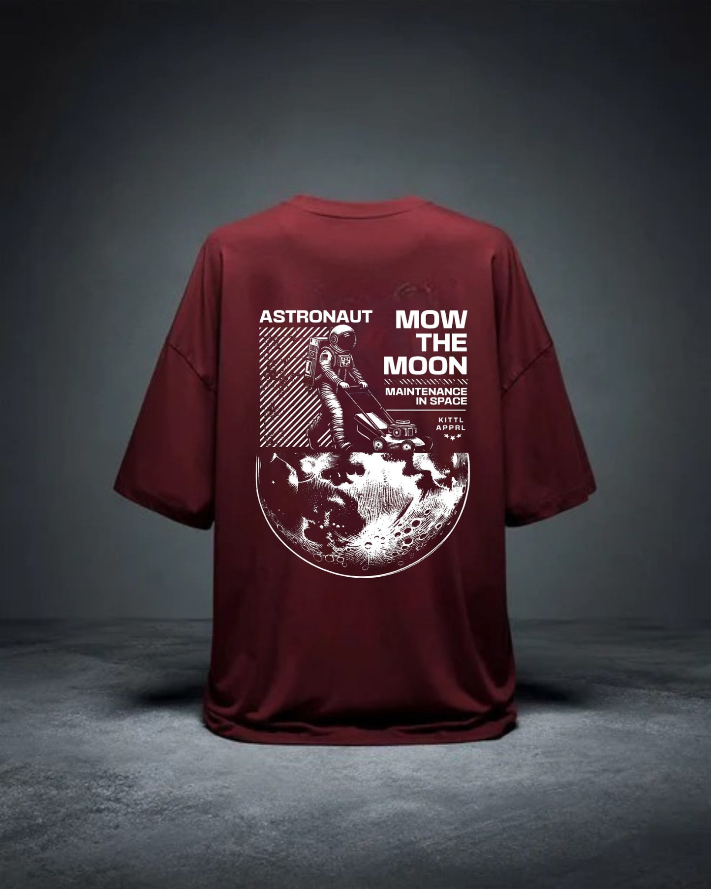 DROP SHOULDER T- SHIRT - Mow The Moon