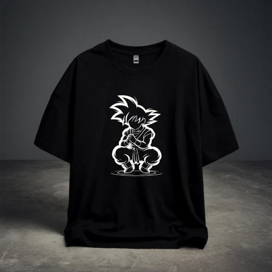 DROP SHOULDER T-SHIRT -  Aura X