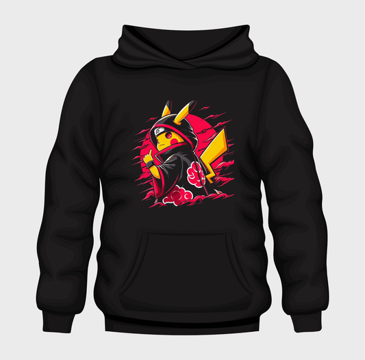 Uchiha Clan x pikachu - Oversize Hoodie