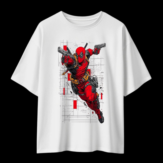 DROP SHOULDER T-SHIRT -  Deadpool