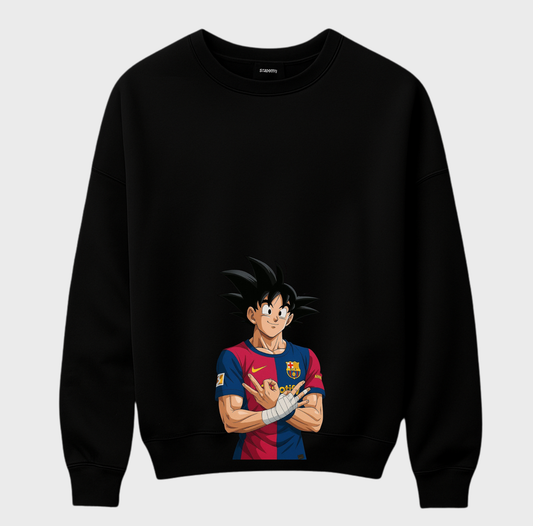 Goku x FC Barcelona - Oversize sweatshirt