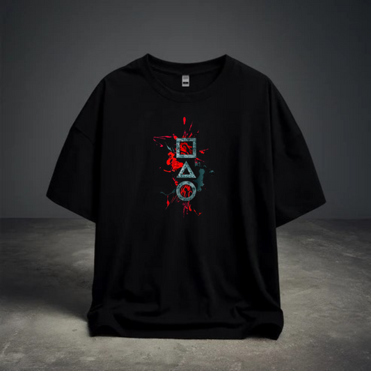 DROP SHOULDER T-SHIRT -  Play or Die