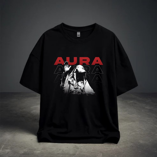 DROP SHOULDER T-SHIRT -  Aura