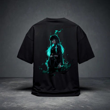 DROP SHOULDER T- SHIRT - Veil of Mist