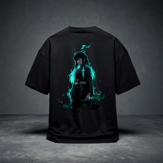 DROP SHOULDER T- SHIRT - Veil of Mist