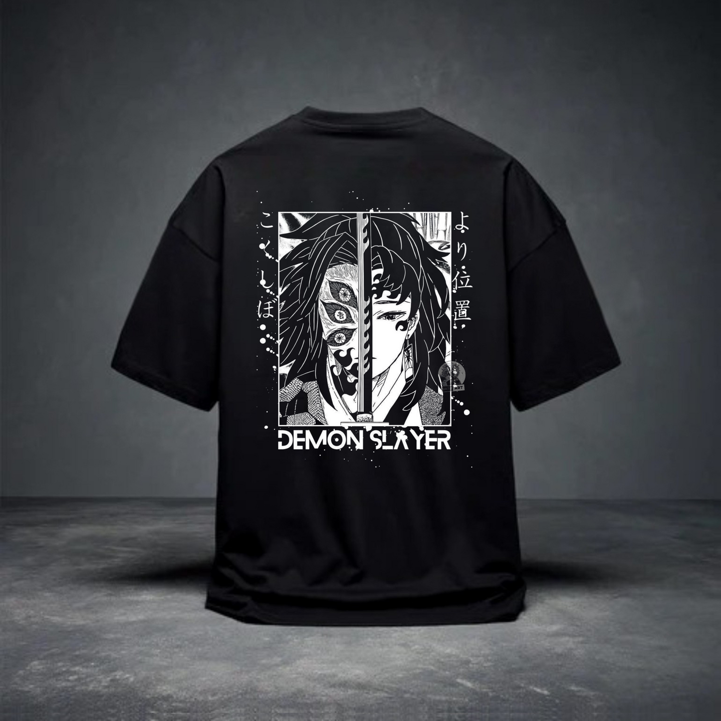 DROP SHOULDER T-SHIRT - Yoriichi x Kokushibo
