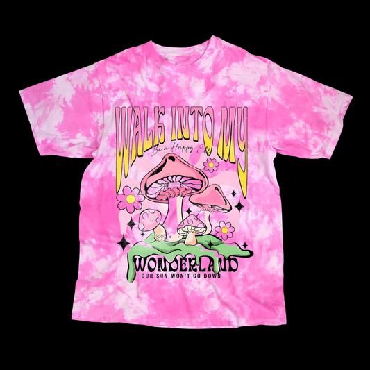 TIE DYE DROP SHOULDER T-SHIRT – WONDERLAND VIBES