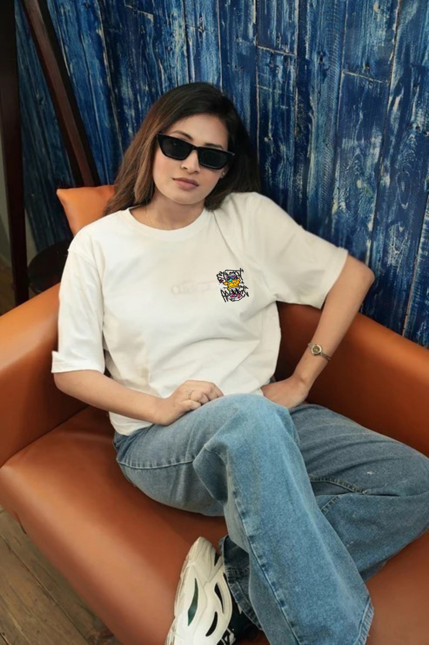 DROP SHOULDER T- SHIRT - Graffiti Faze
