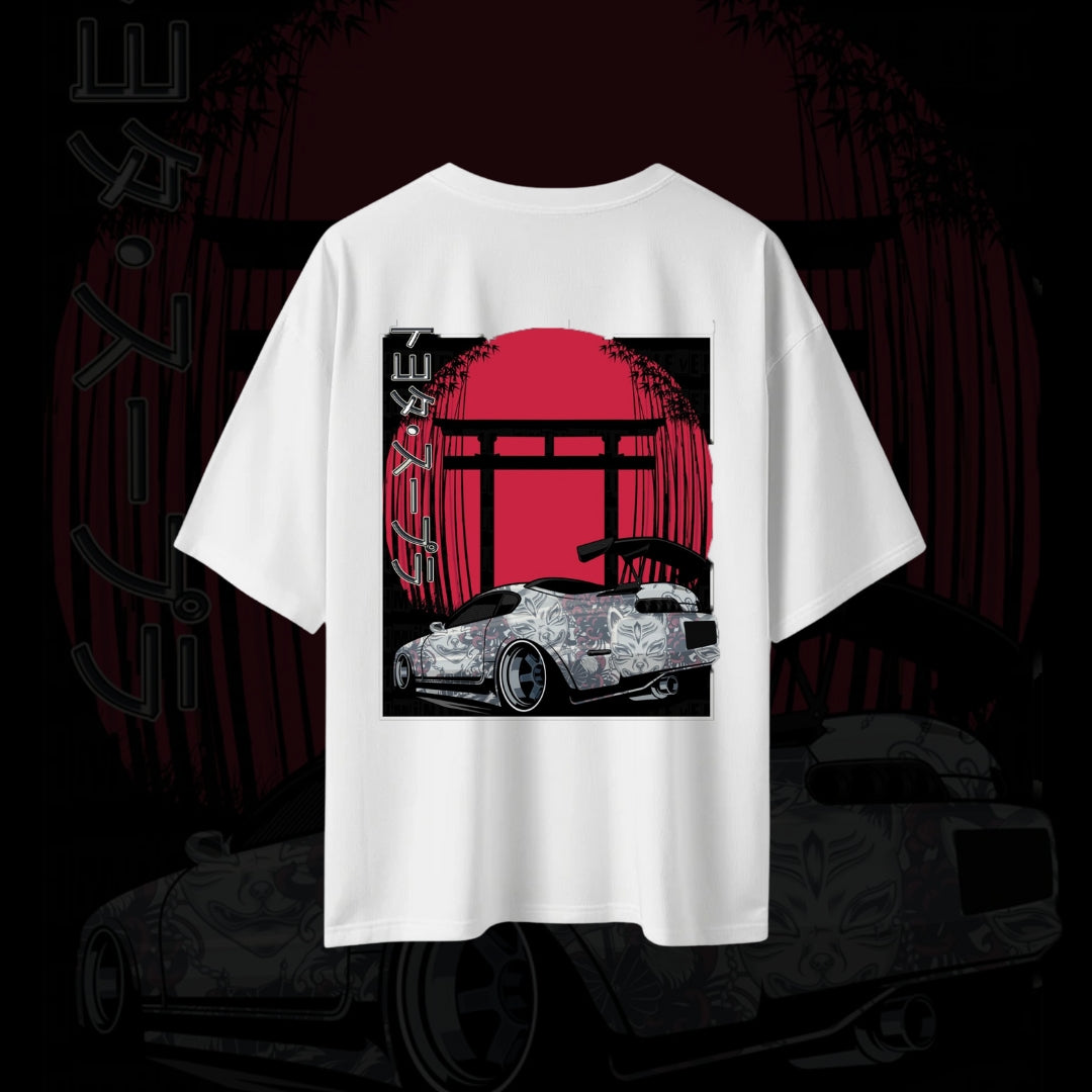 DROP SHOULDER T- SHIRT - JDM Ghost