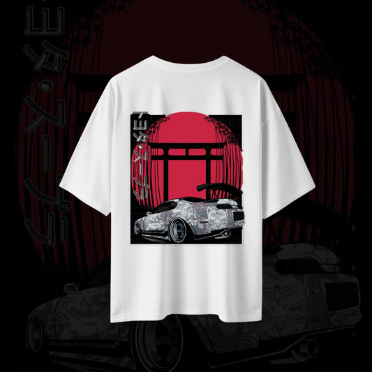 DROP SHOULDER T- SHIRT - JDM Ghost