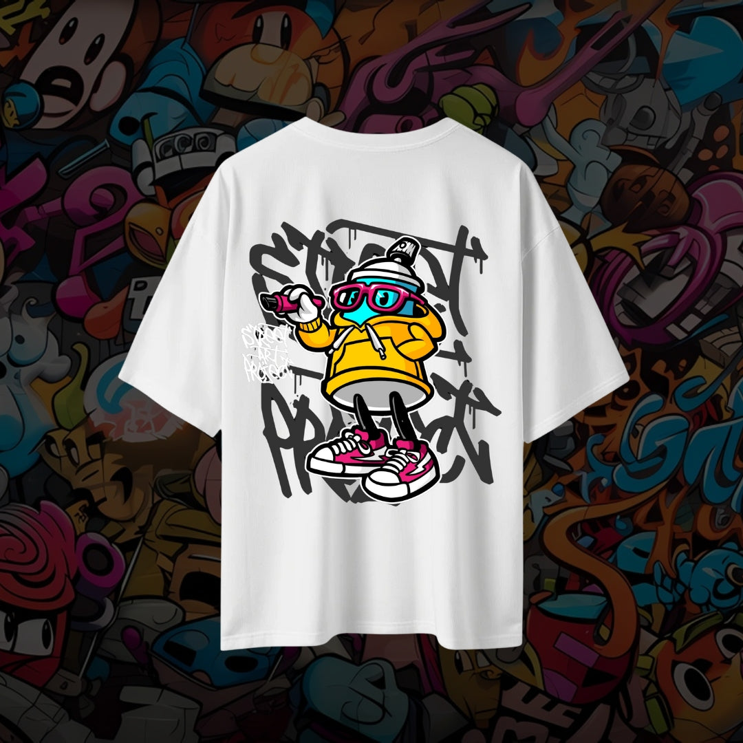DROP SHOULDER T- SHIRT - Graffiti Faze