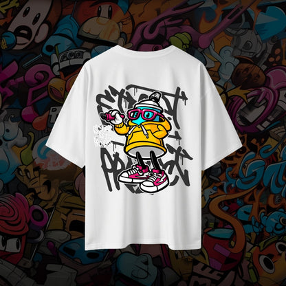 DROP SHOULDER T- SHIRT - Graffiti Faze