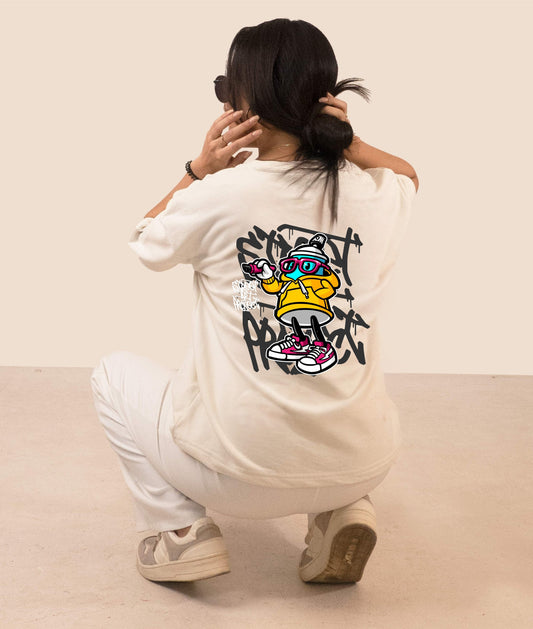 DROP SHOULDER T- SHIRT - Graffiti Faze