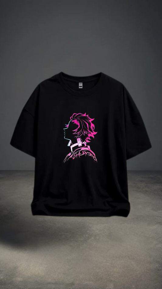 DROP SHOULDER T-SHIRT - Neon Water Slayer