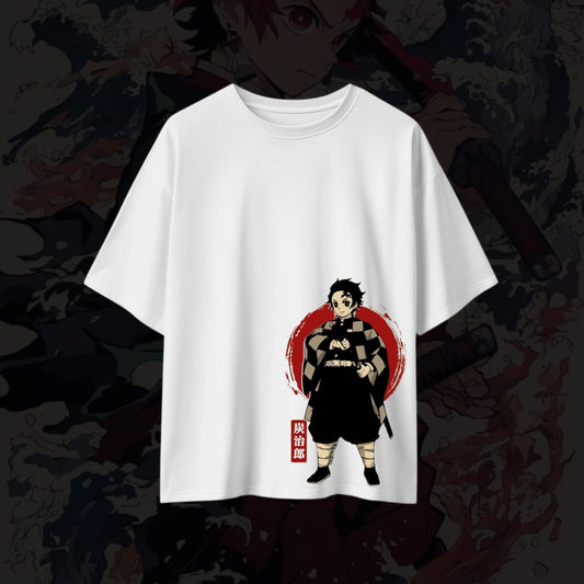 DROP SHOULDER T- SHIRT - Moon & Mist