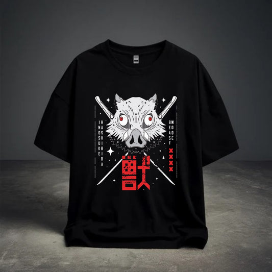 DROP SHOULDER T- SHIRT - Hashibira Charge
