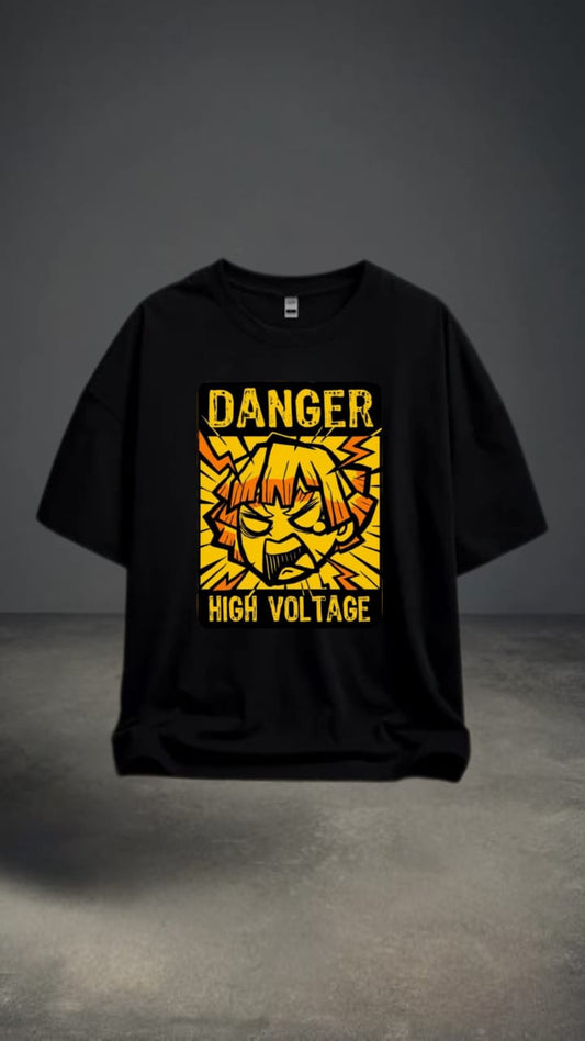 DROP SHOULDER T- SHIRT - Zenitsu’s Strike