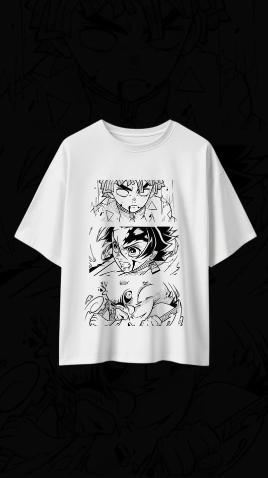 DROP SHOULDER T- SHIRT - Demon Slayer Drip