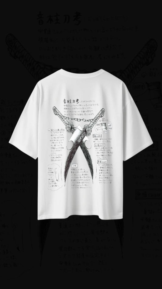 DROP SHOULDER T- SHIRT - Sound of the Blade