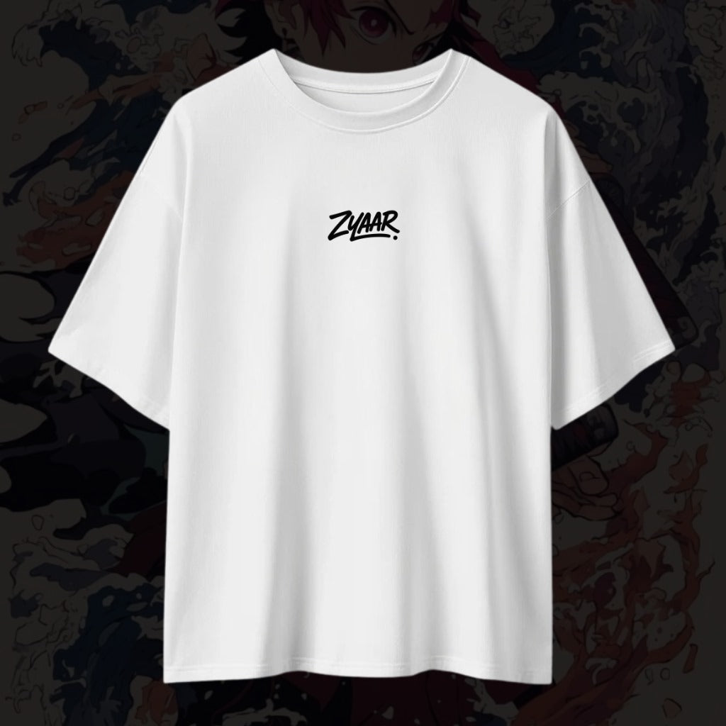 DROP SHOULDER T- SHIRT - ZYAAR Original Script